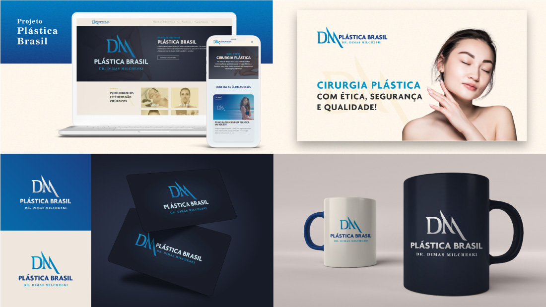 Marketing e design para a Plástica Brasil